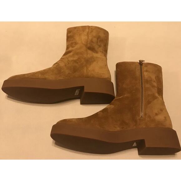 Vince Women's Camel Tan Kady Suede Ankle Boots Size 11 Euro 41 - Picture 4 of 6